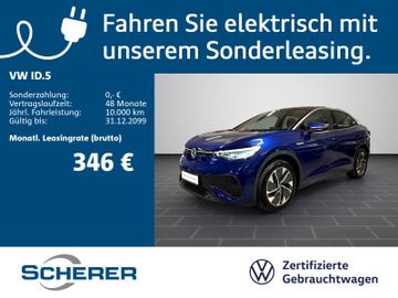 Volkswagen Leasingangebot: Volkswagen ID.5 Pro 77 kWh, Navi, Sitzh., Kamera, Keyless,