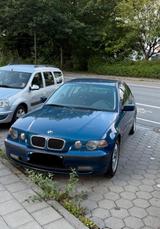 BMW E46 Compact 150 PS metallicblau - gepf... - BMW Compact mit Diesel-Antrieb