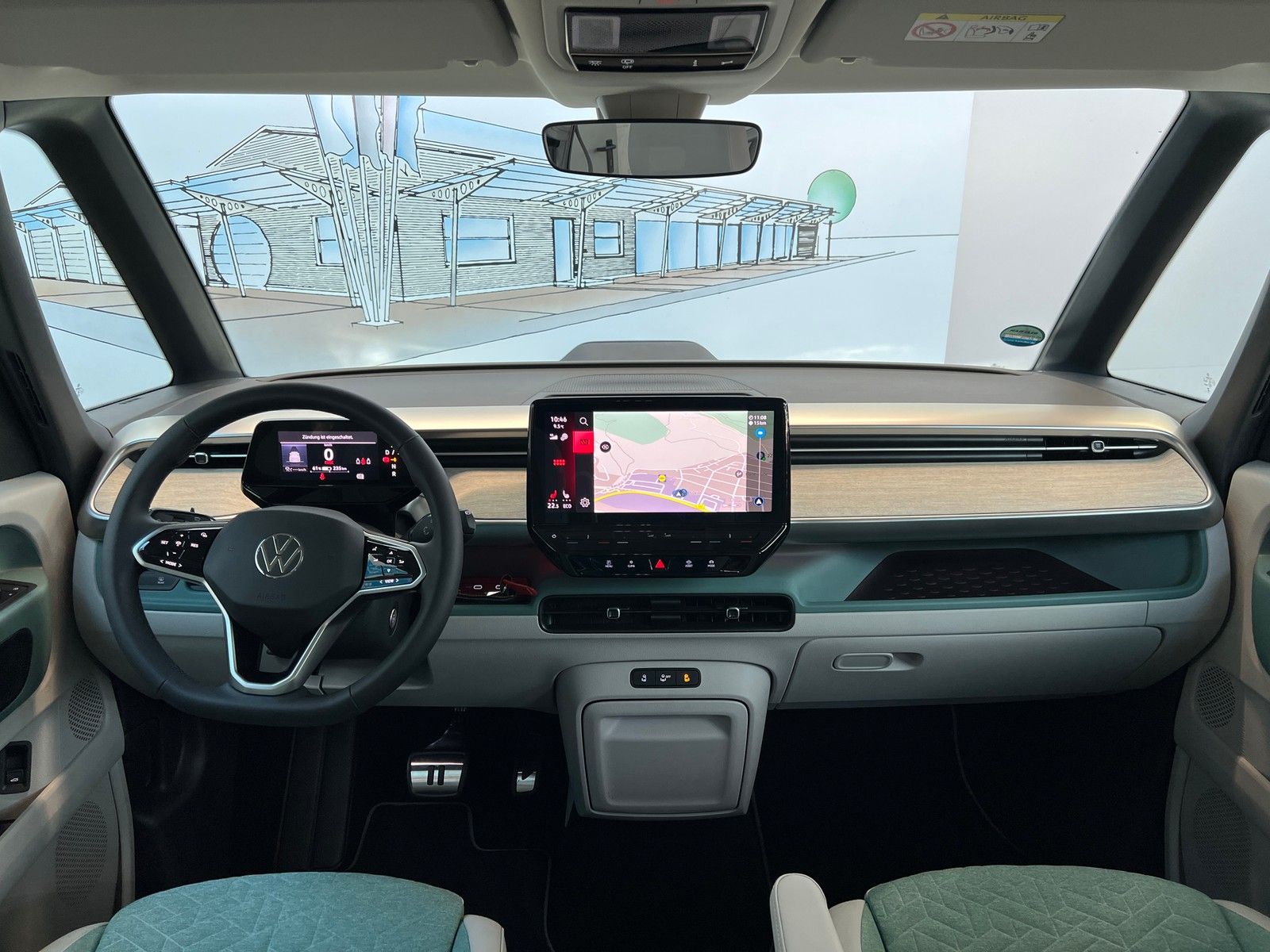 Fahrzeugabbildung Volkswagen ID.Buzz Pro 150 KW +AHK + Kamera + Navi + Design - mit KI generiert/bearbeitet
