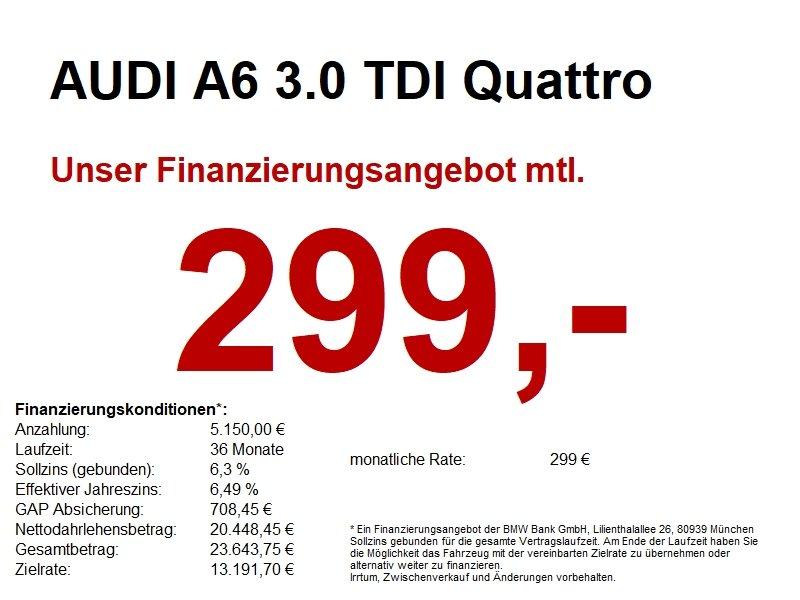 Audi A6 3.0 TDI Quattro S line Selec 4xAC&SH/CAM/PAN