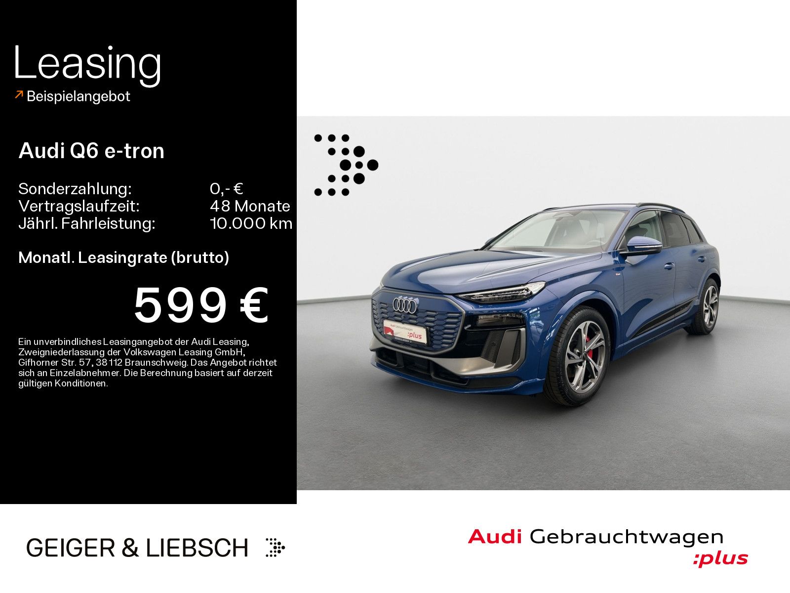 AUDI Q6 e-tron performance S-LINE*MATRIX*HUD*LUFT*B&amp;O
