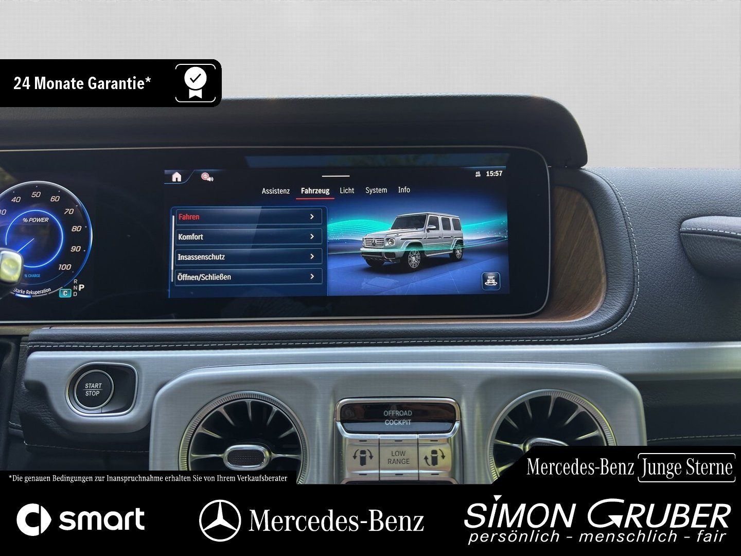Fahrzeugabbildung Mercedes-Benz G 580 EQ AMG Night Exclusive magno Mod 2026