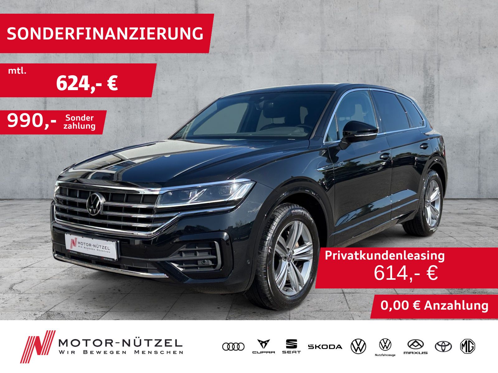 Volkswagen Touareg 3.0 TDI 4M R-LINE LED+NAV+RFK+AHK+STDHZG