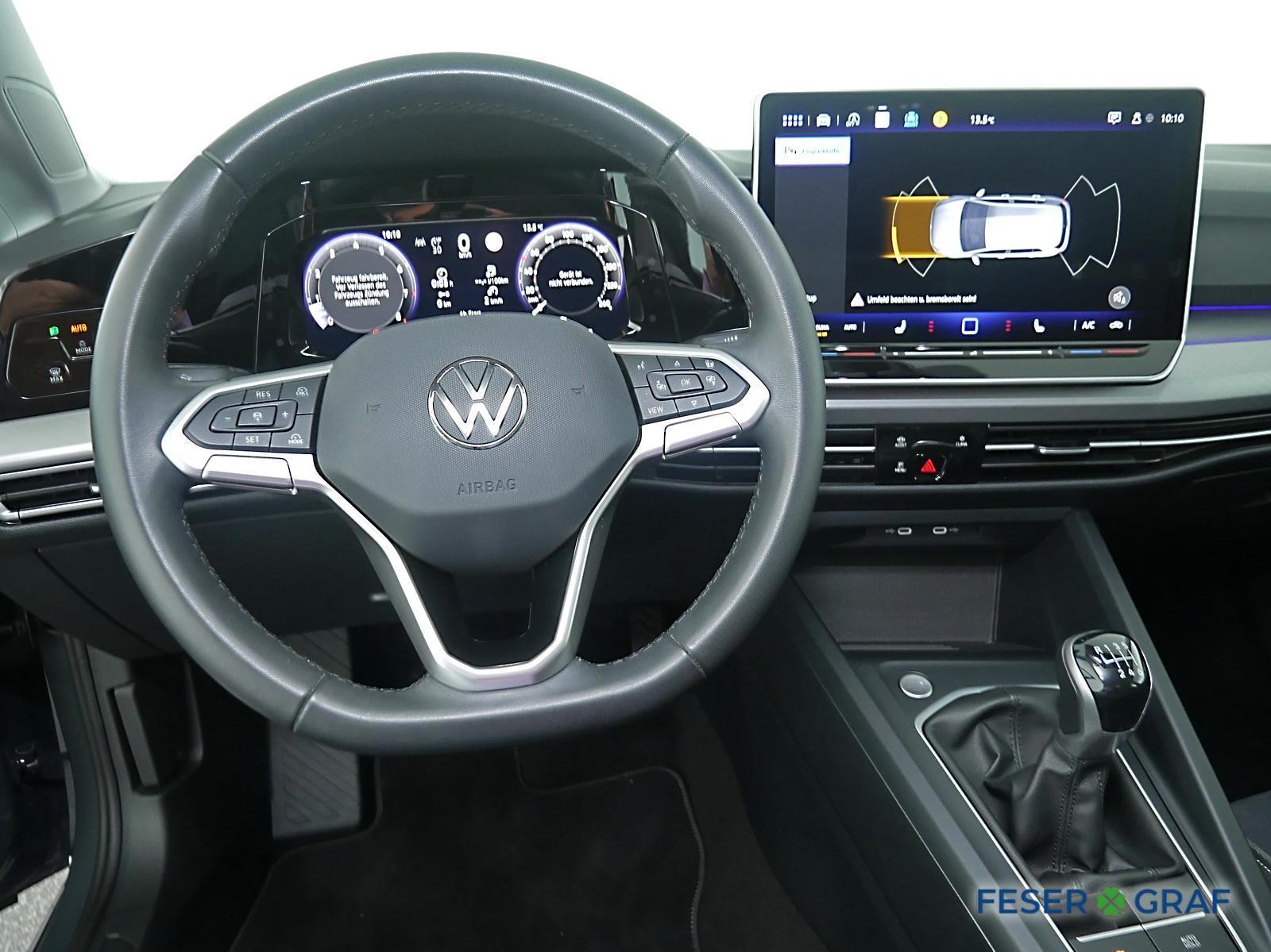 Volkswagen Golf 8 Life 1.5 TSI Navi HUD LED SiHz PDC ACC, миниатюра 3