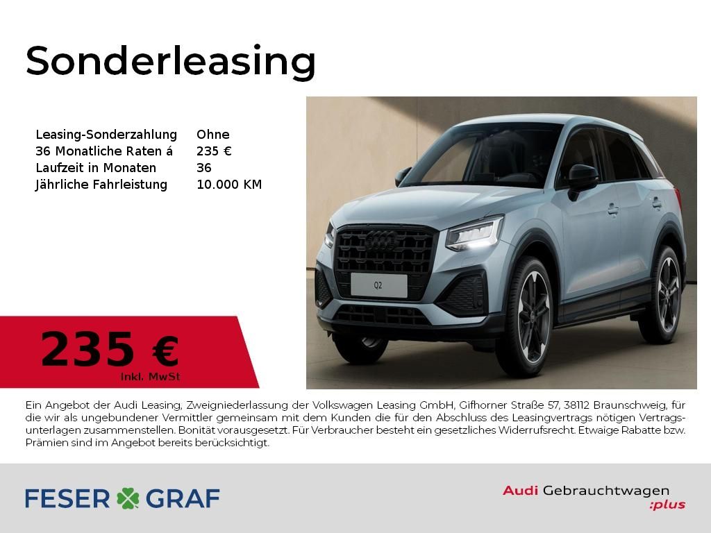 Audi Q2 Advanced 30 TFSI Vir Cockpit/Navi/AHK/Alu18/L