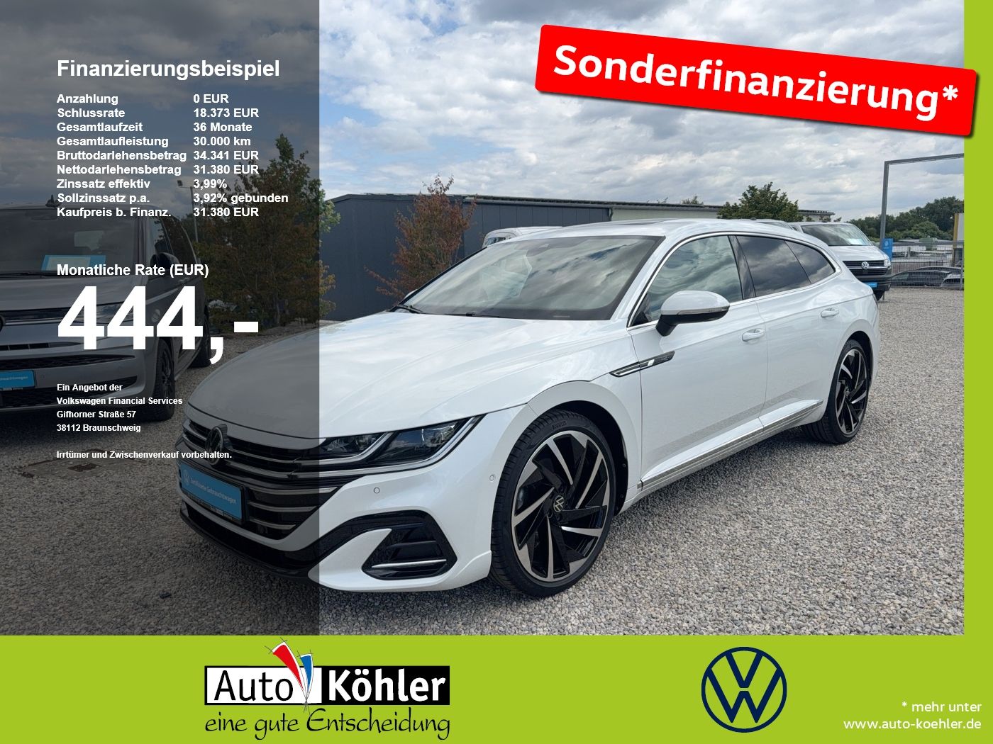 Volkswagen Arteon Shooting Brake R-Line TDI AHK/CarPlay/360