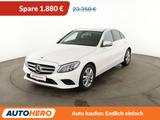 Mercedes-Benz C 180 CGI Avantgarde Aut.*NAVI*LED*TEMPO*PDC* - Mercedes-Benz C 180 mit Benzin-Antrieb: Weiß, Limousine