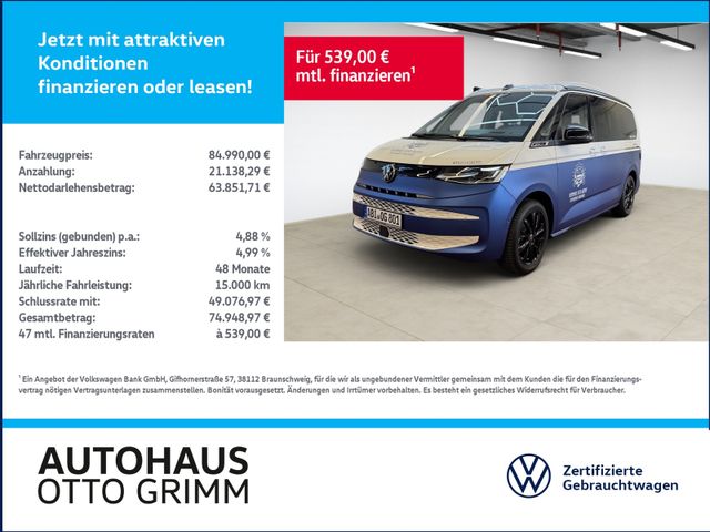 Volkswagen T7 California 2.0 TDI Beach Tour DSG AHK KLIMA L