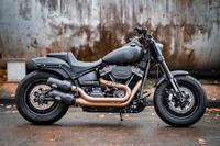 Harley-Davidson FXFBS Fat Bob 114 Jekill all black denim