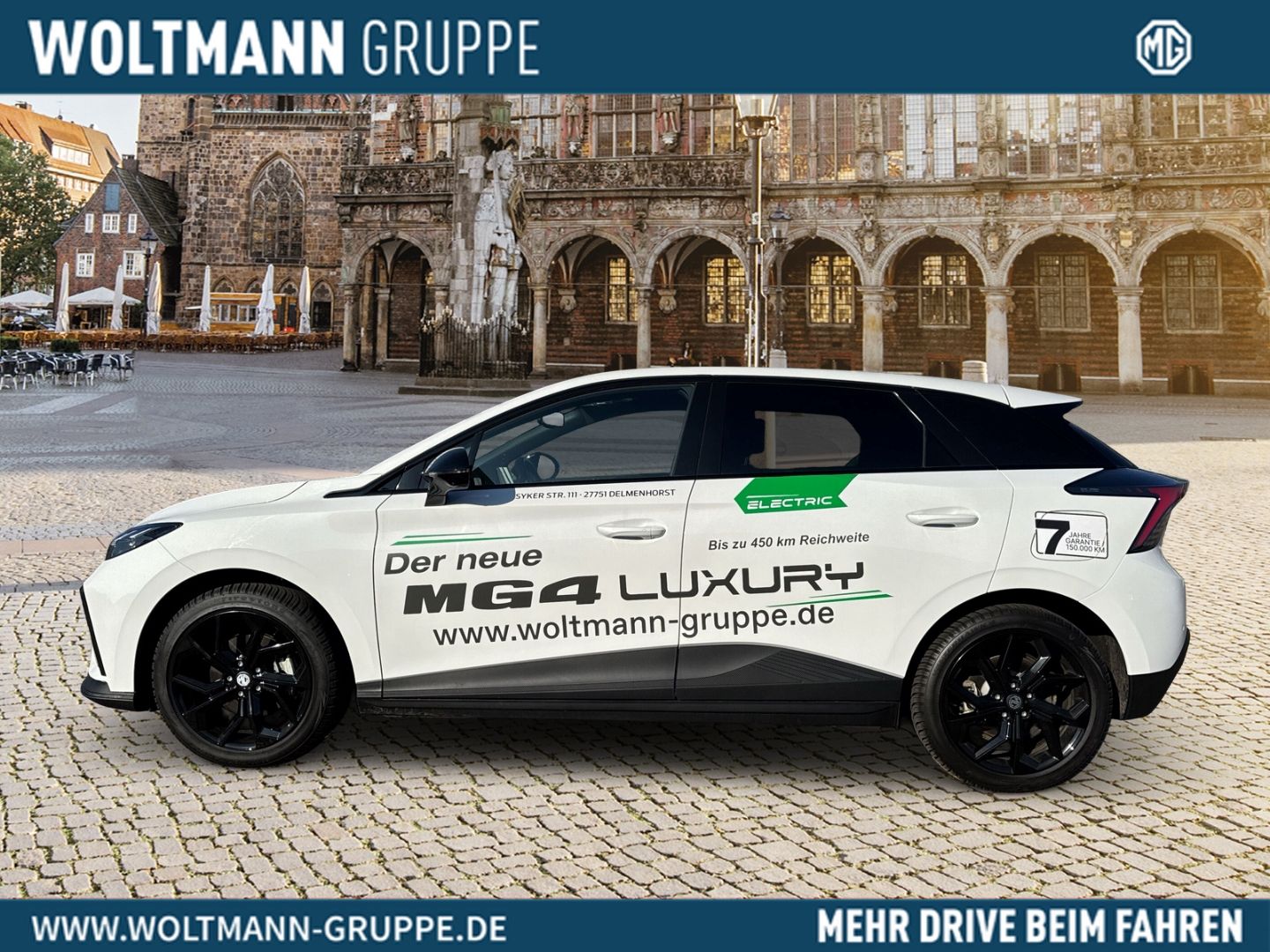 Fahrzeugabbildung MG MG4 4 Luxury Elektromotor 150 kW Vorführwagen