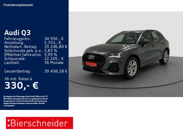 Audi Q3 40 TFSI qu S-Line Black AHK LED NAVI SHZ