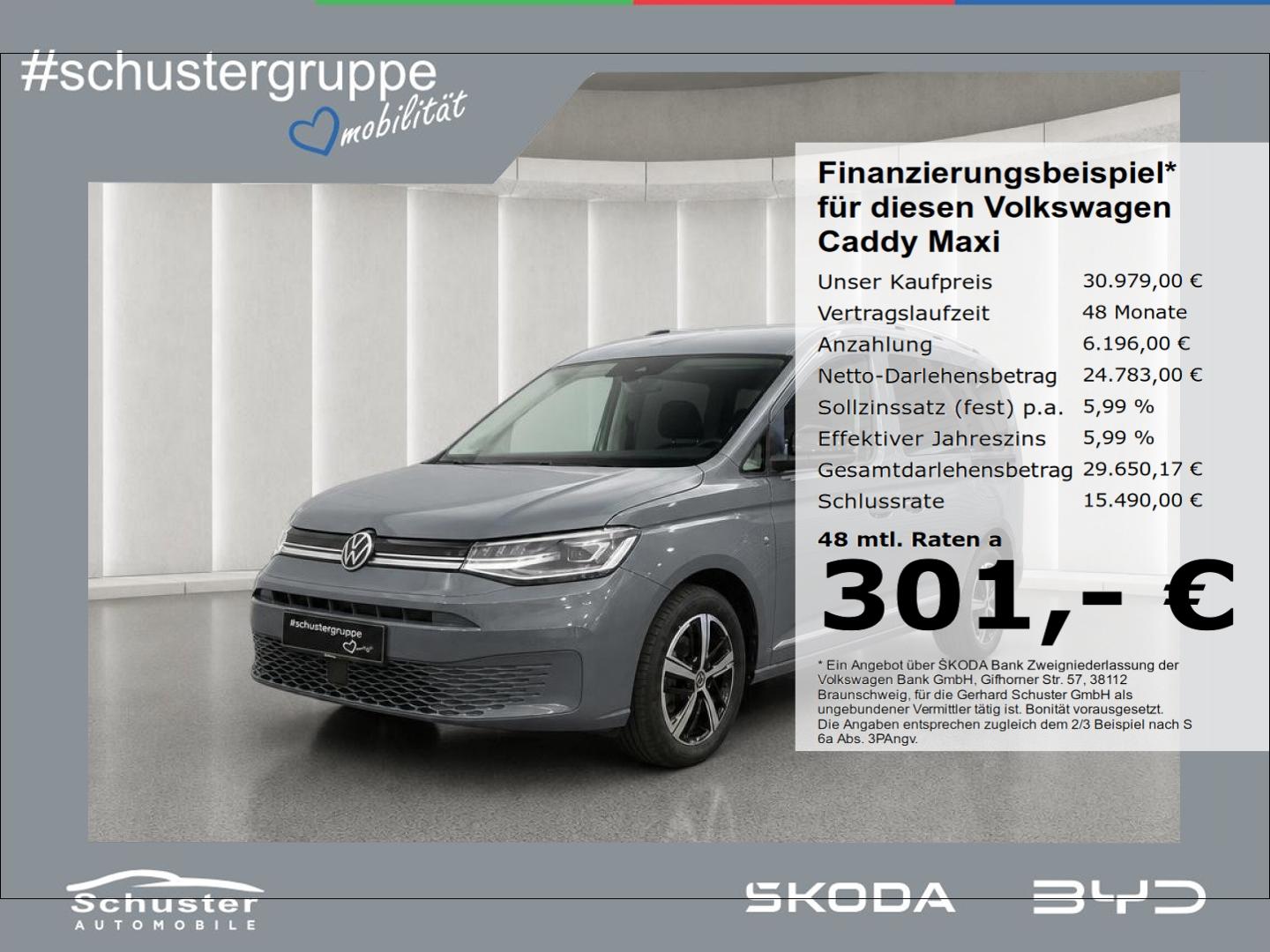 Volkswagen Caddy Maxi Style 7Sitze 1.5TSI*AHK LED R-Kam SHZ