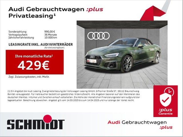 Audi A5 Cabrio 40 TDI S line LM19 Matrix LED Navi+ Ka