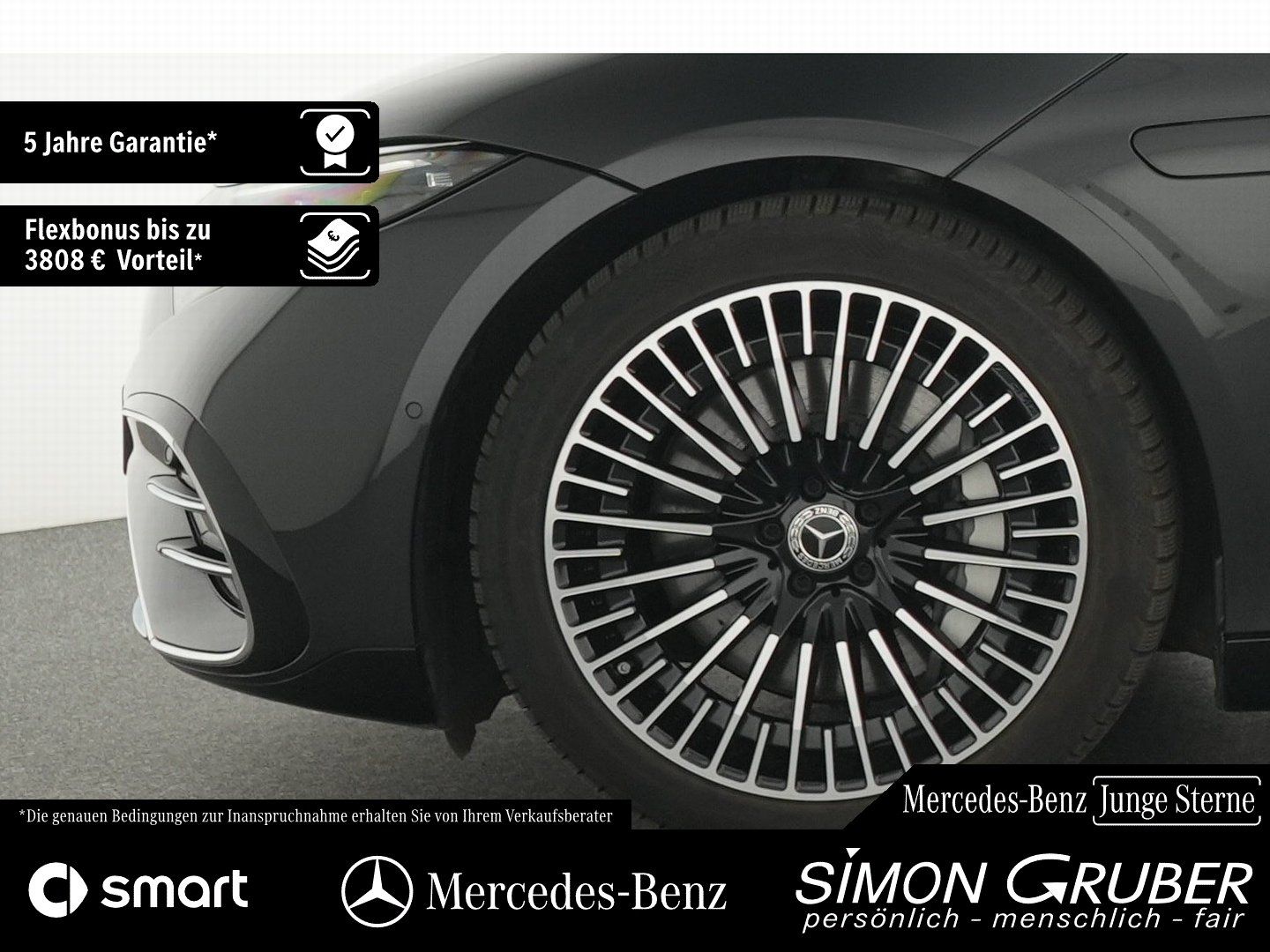 Fahrzeugabbildung Mercedes-Benz EQS 450+ AMG Pano Hyperscreen Burm Mod 25 118kw