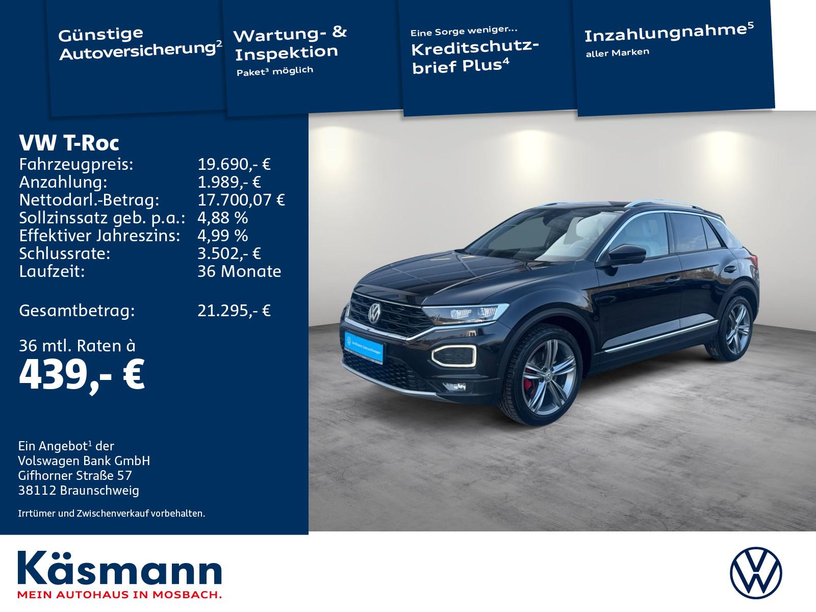 Volkswagen T-Roc Sport 2.0TSI 4Motion PANO NAVI LED SHZ ACC