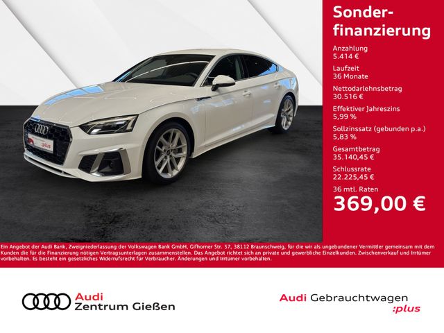 Audi A5 Sportback 40 TFSI S line Businesspaket Rückfa