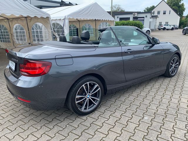 Fahrzeugabbildung BMW 220d Cabrio Sport Line+Adaptive LED+Navi+Leder