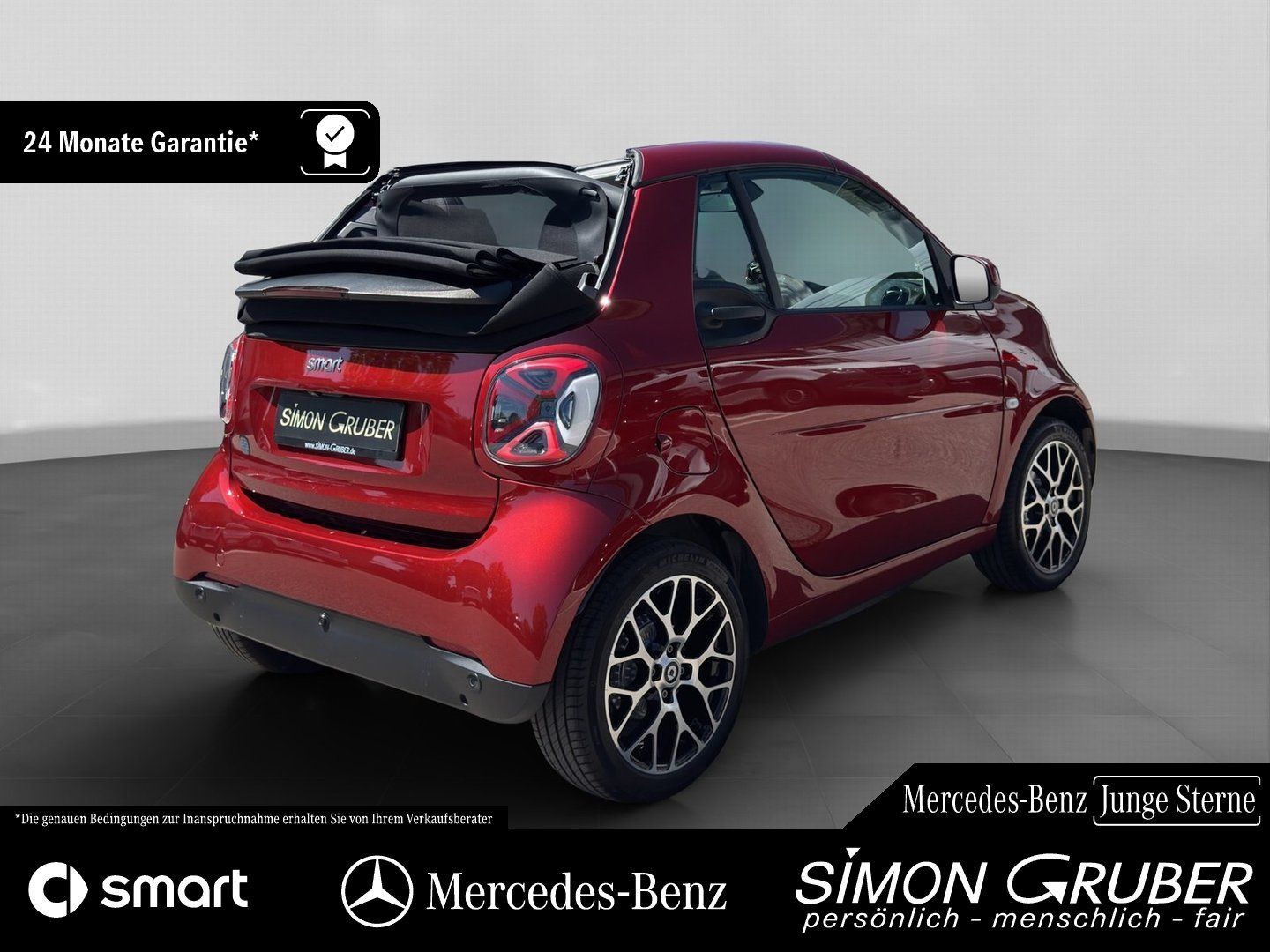 Fahrzeugabbildung Smart smart fortwo EQ Cabrio Excl. Leder Carbon 22KW