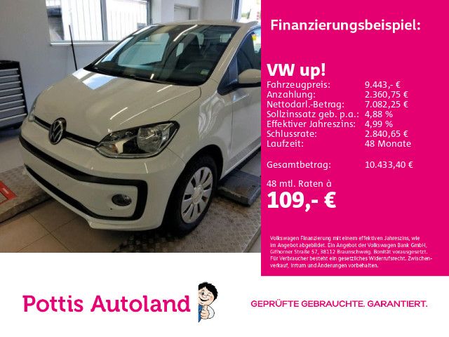 Volkswagen up! 1.0 MPI MOVE UP! SITZHZG KLIMA DAB+