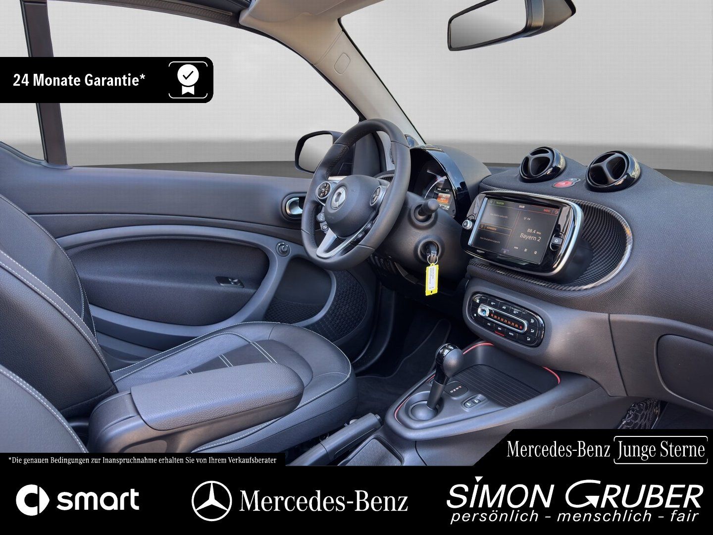 Fahrzeugabbildung Smart smart fortwo EQ Cabrio Excl. Leder Carbon 22KW
