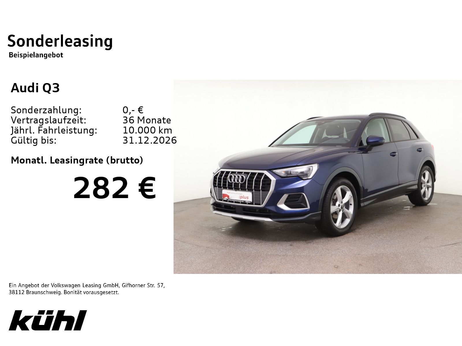 Audi Q3 35 TFSI S tronic advanced Navi+/AHK/19"/Parka