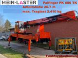 Mercedes-Benz Palfinger PK 680 TK 26,7 m-max.2.410 kg -Funk FB - Mercedes-Benz 410