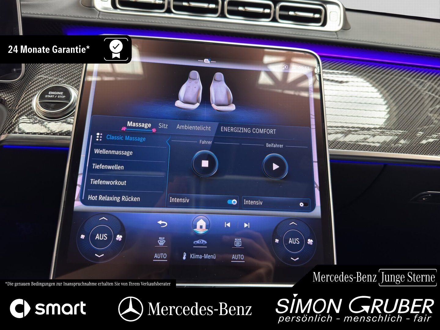 Fahrzeugabbildung Mercedes-Benz S 63 e Perfo L Chauffeur Carbon Burm4D Fondent.
