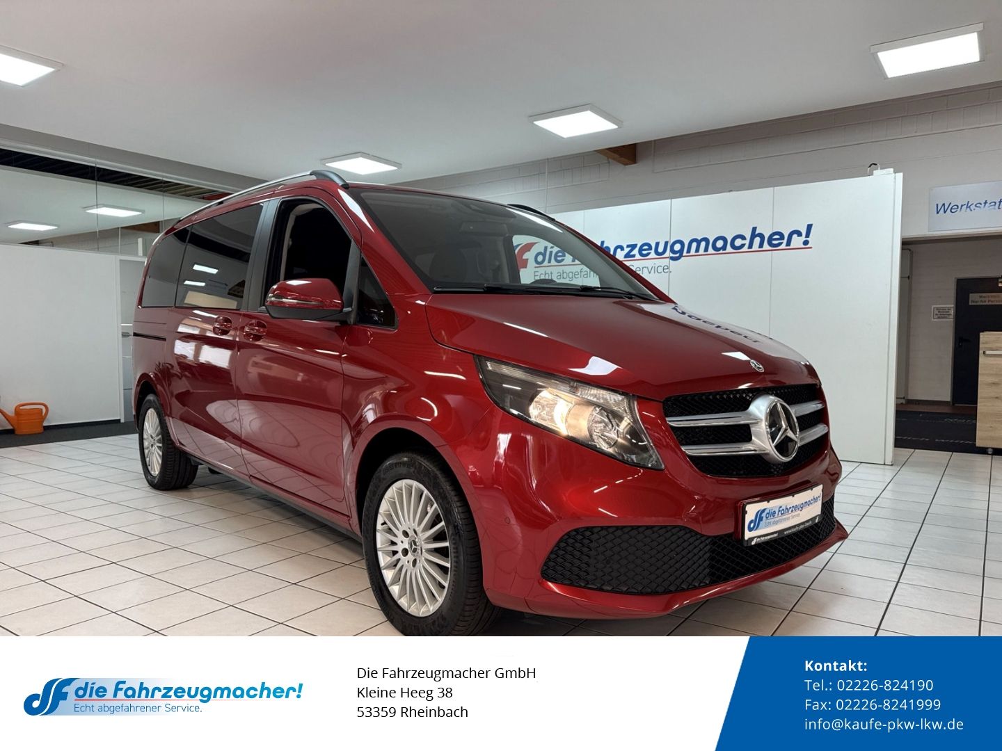 Fahrzeugabbildung Mercedes-Benz V 220 d RISE kompakt Navi Apple CarPlay Android