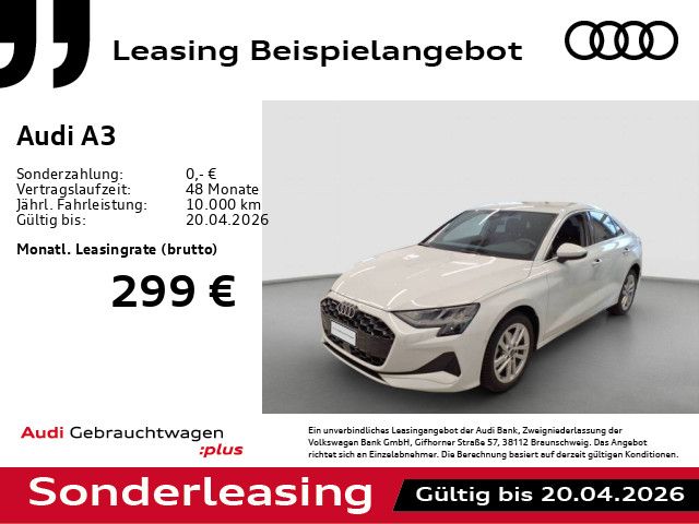 Audi A3 Lim. 35 TFSI Adv. S tronic *Smartph.-int.*SHZ