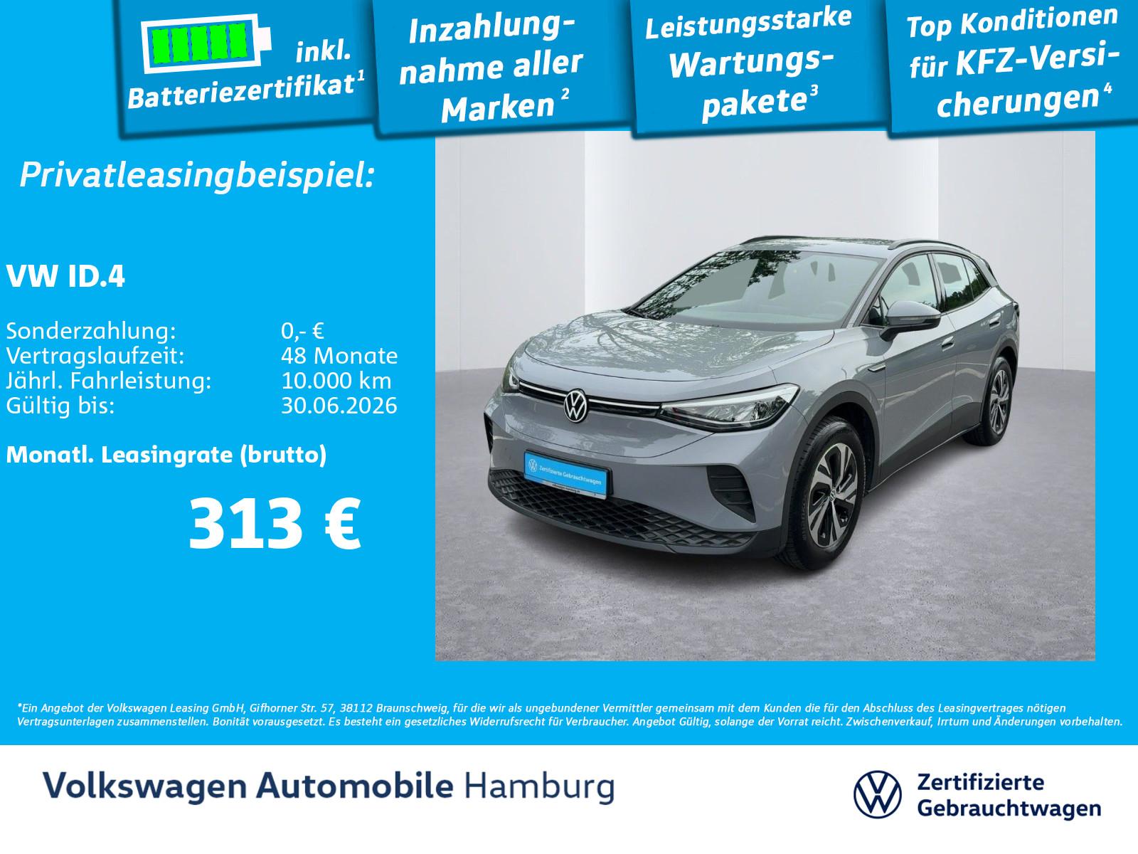 Volkswagen ID.4 Pure Navigation AppConnect Einparkhilfe