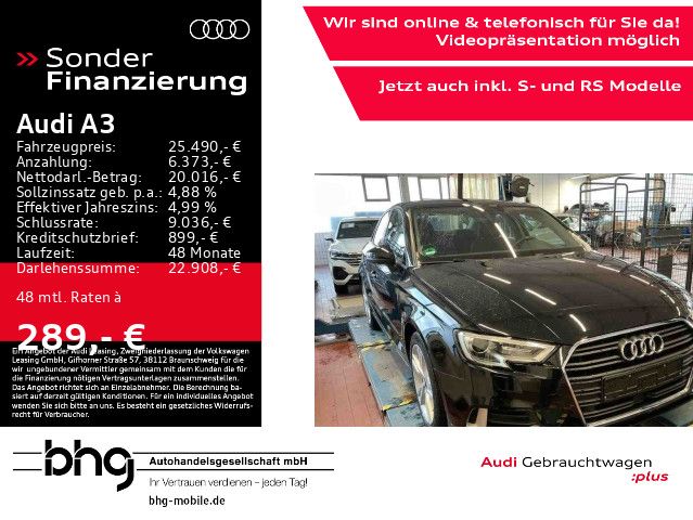 Audi A3 35 TDI Limousine S tronic sport AHK Vorbereit