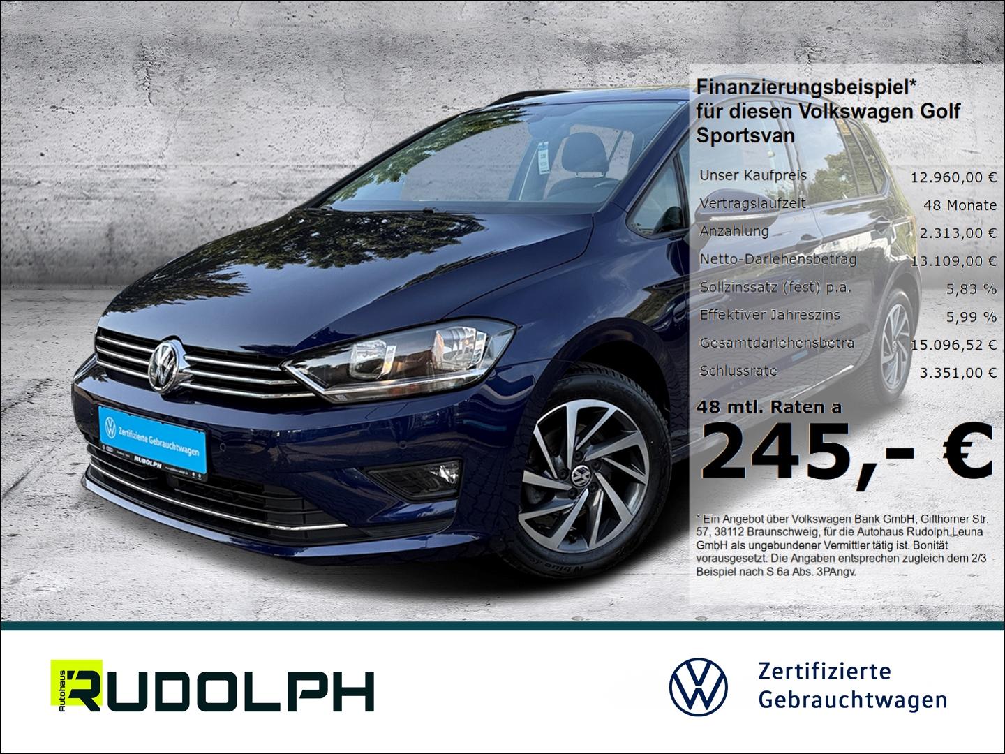 Volkswagen Golf Sportsvan VII Sound 1.2 TSI 6-Gang SHZ ACC 