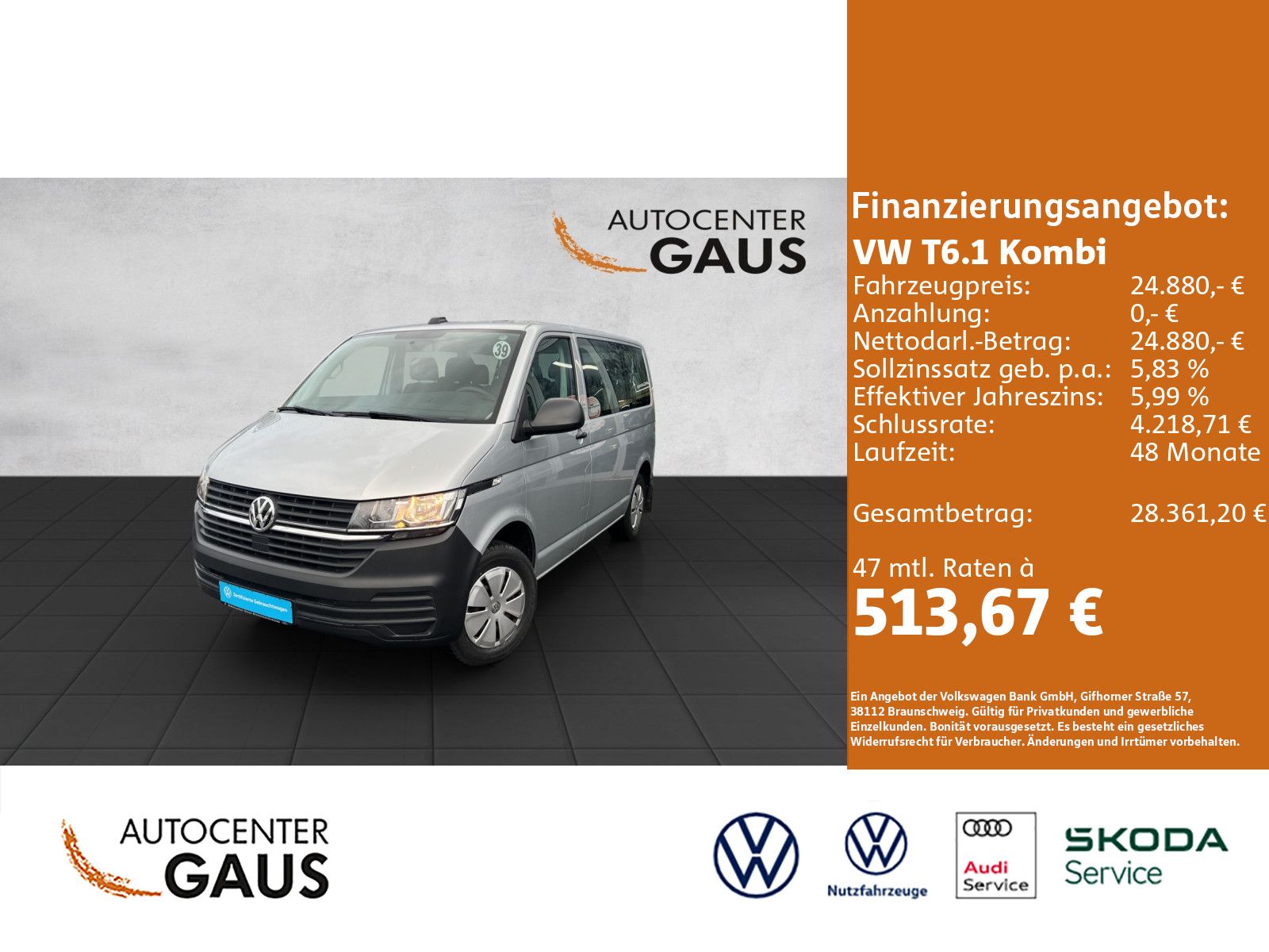 Volkswagen T6 Kombi - Bild 2