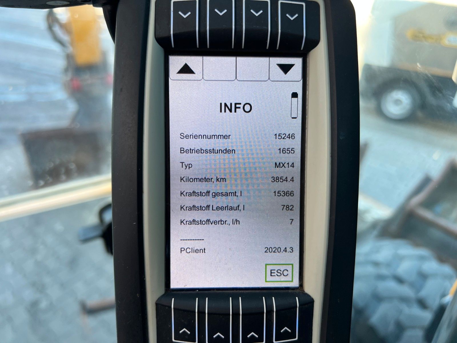 Fahrzeugabbildung Hydrema MX14G / OilQuick OQ65 / 4x Löffel / 1.655h /2022