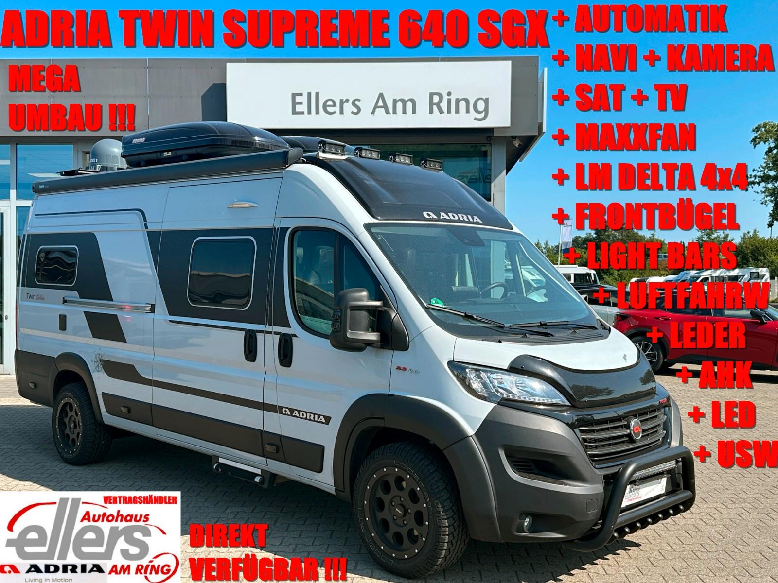 Adria TWIN SUPREME 640 SGX AUTOM NAVI LEDER SAT DELTA