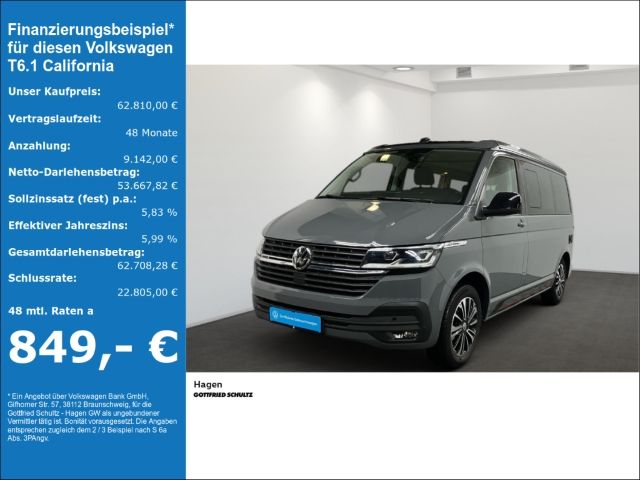 Volkswagen T6.1 California 2.0 TDI DSG 4Motion LED NAV SHZ 