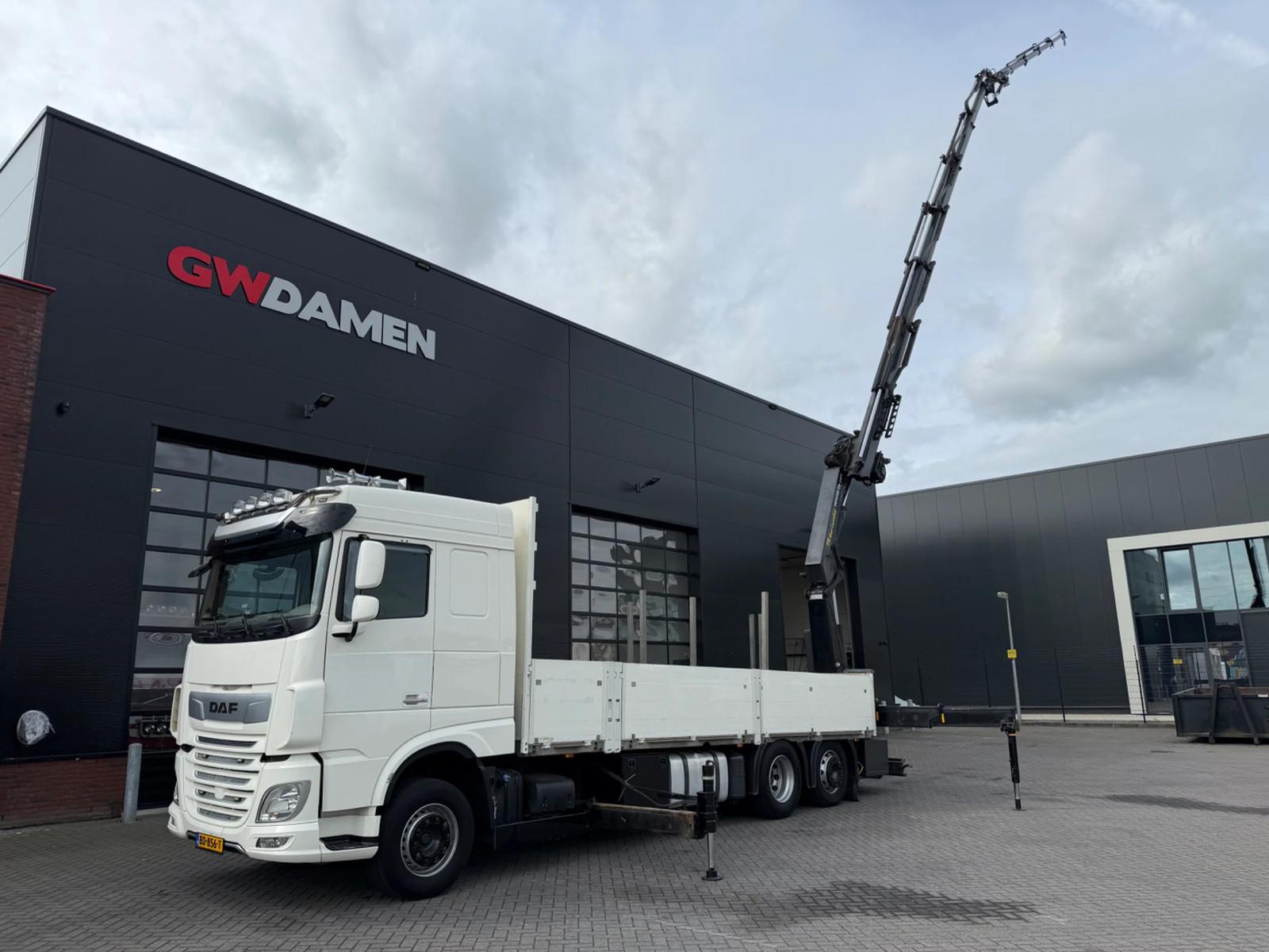 DAF XF 450 6x2 HMF 3220 K6+Fly jib ,Winch Euro 6D