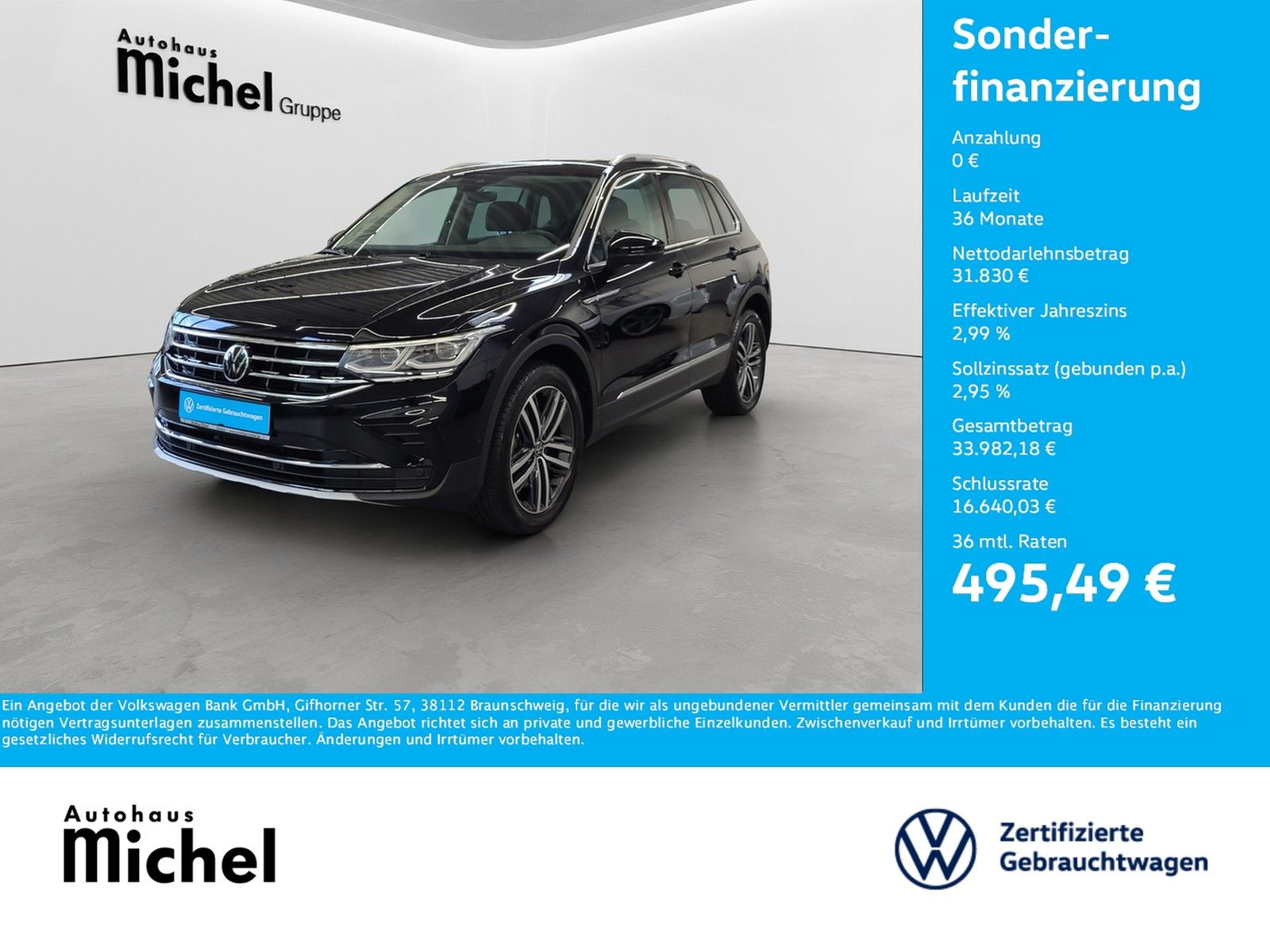 Volkswagen Tiguan TSI DSG 4Motion Elegance Matrix-LED Panod foto 2