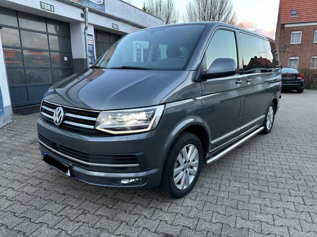 Volkswagen T6 2.0 TDI CARAVELLE LEDER DSG LED 8 SITZE AHK