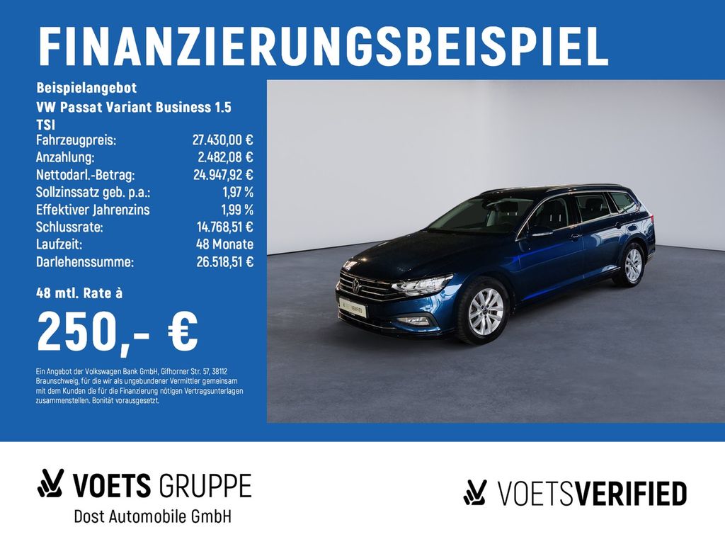Passat Variant Business 1.5 TSI AHK+LED+RearView