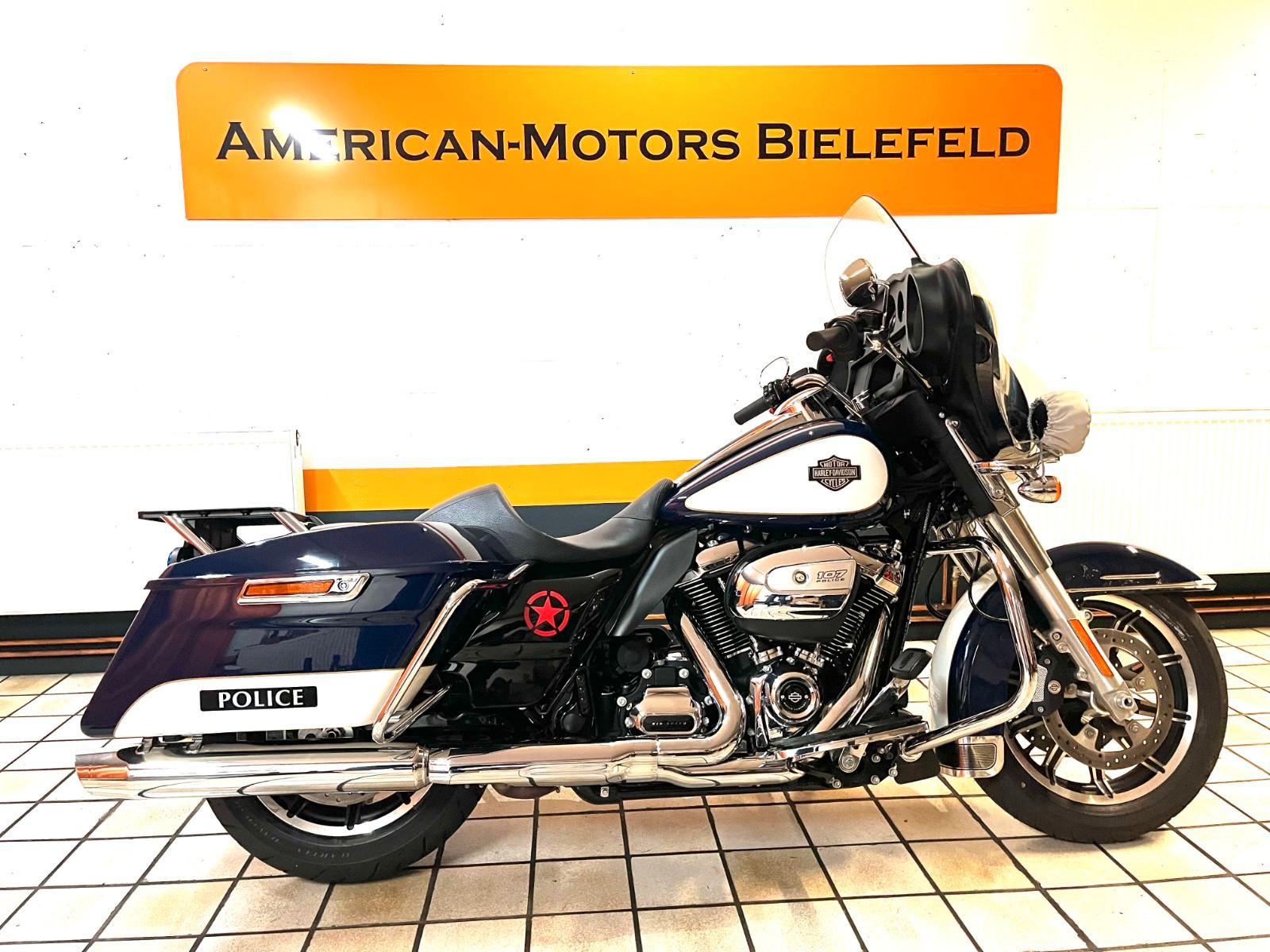 Harley-Davidson orig. Electra Glide Police DT. FZG.! 94KM! "NEU"