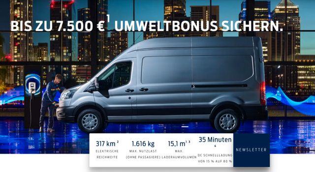 Ford E-TRANSIT - Ab August verfügbar -ab 449€ netto