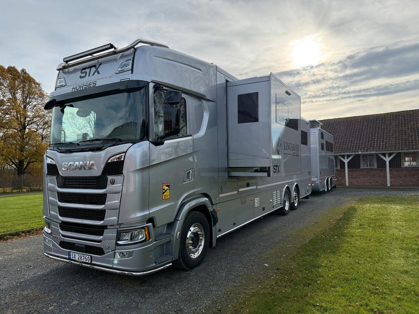 Scania S770 5-horses + big trailer, 4 horse +++