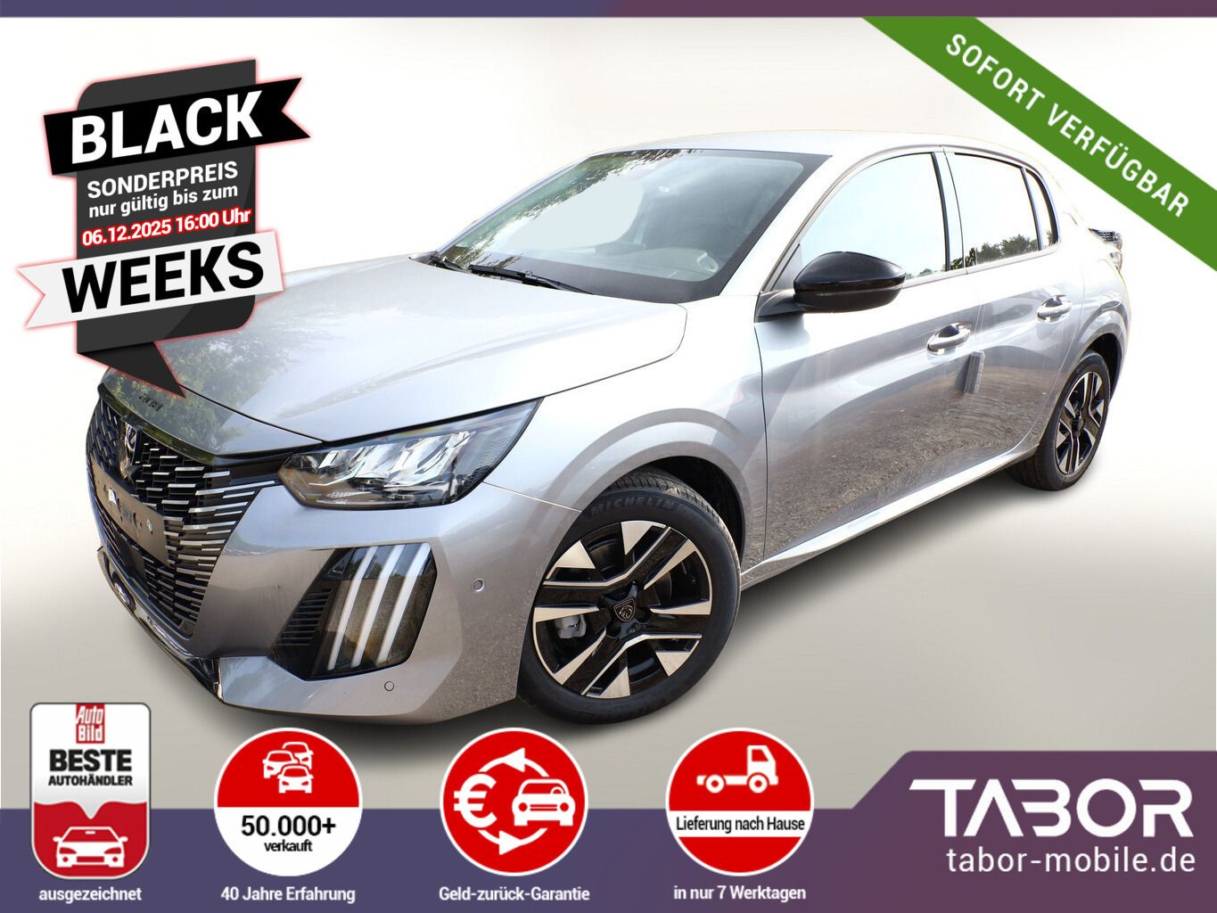 Peugeot 208 100 Allure 2xPDC DAB LED CarPlay UVP-34%*