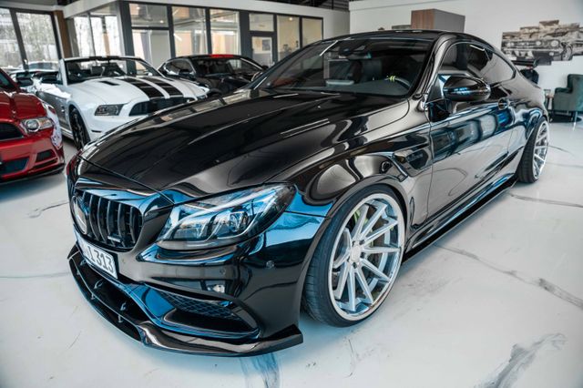 MERCEDES-BENZ C 63 AMG Einzelstück Alu/Hifonics/Pano/Led Top