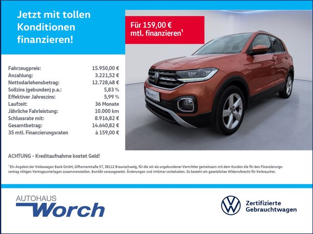 T-Cross 1.0 TSI Style NAVI+LED+ACC+SHZ+