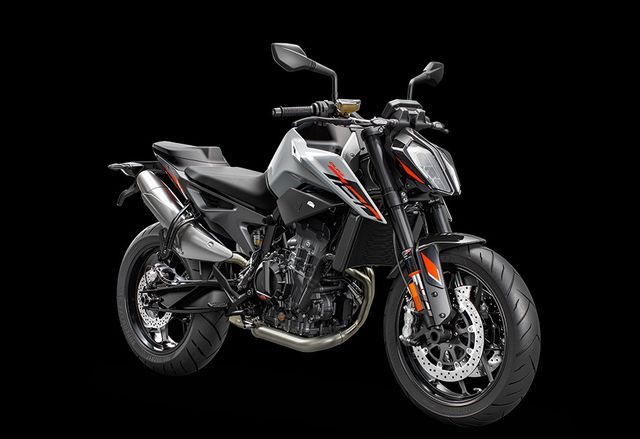 KTM 790 Duke grey, auch A2