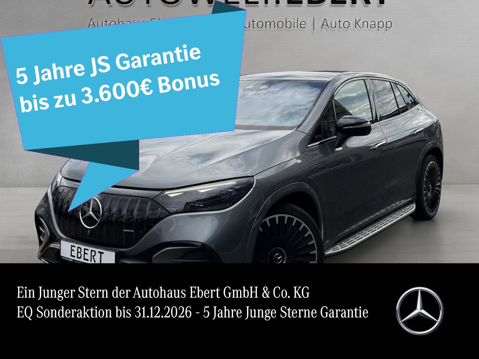Mercedes-Benz EQE43 AMG SUV Prem HYPER Carbon TV 22kw Sitzkli foto 1