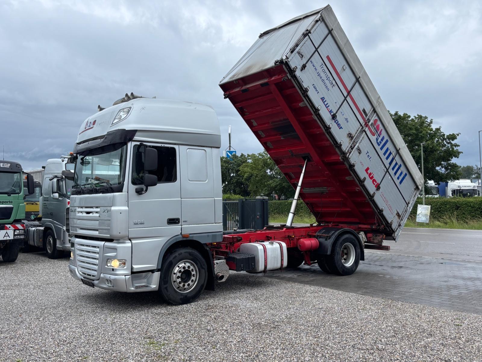 DAF 105.460*LÜCK*GETREIDE*PALETTEN*TÜR*MANUEL*33,5m³