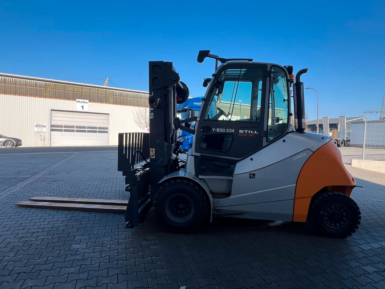 Fahrzeugabbildung Still RX70-80 / Duplex: 4.70m! / Zinkenversteller / SS